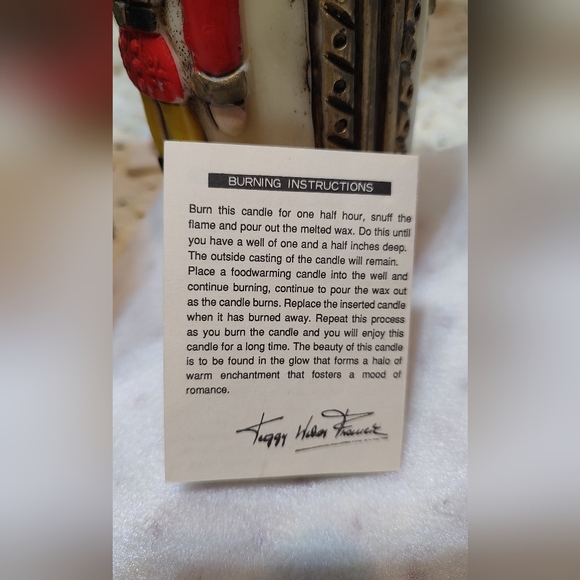 Emperor Art Creations nutcracker candle - Picture 11 of 11